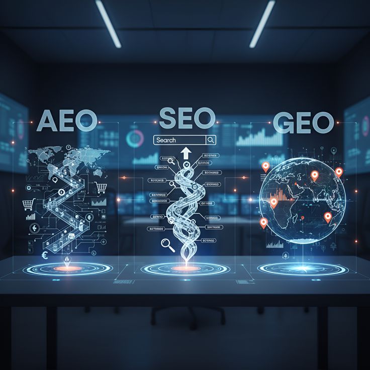 SEO vs AEO vs GEO